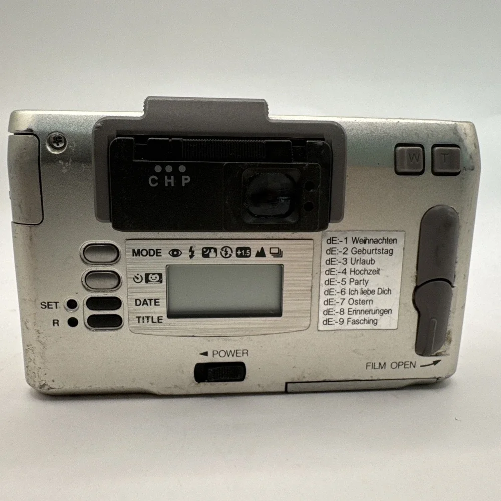 Konica‎ Minolta Revio Z2 APS Compact Film Camera Green TESTED NEW BATTERY